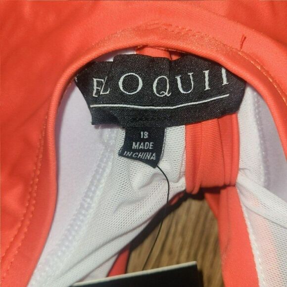 NWT ELOQUII Plus Size High Hip One Piece Swimsuit Size 18 - Picture 5 of 5